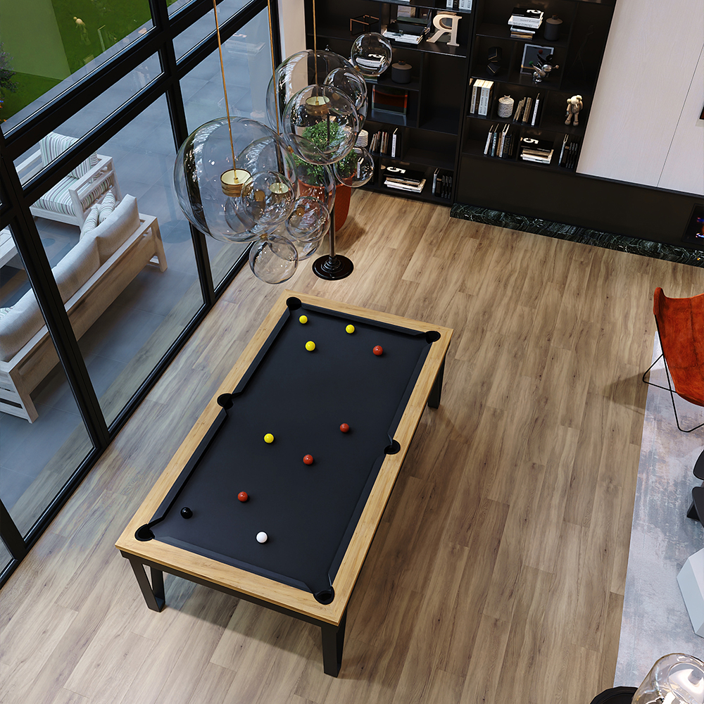 pietement billard table industriel